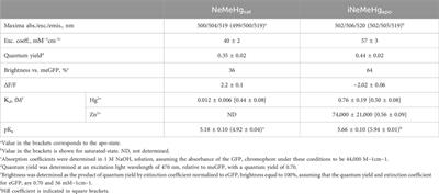 NeMeHg, genetically encoded indicator for mercury ions based on mNeonGreen green fluorescent protein and merP protein from Shigella flexneri